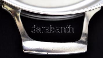 Ezüst  füles kínálótálka,  Ag., nettó:159,8gr., jelzett, 3,5x11cm/Silver Bowl, Ag., net. 159,8gr, ma...