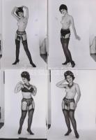 cca 1975 Szilveszter éjszakája előtti főpróba, 11 db finoman erotikus fénykép, korabeli negatívokról készült modern nagyítások, 13x9 cm / 11 erotic photos, 13x9 cm