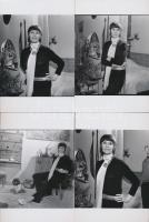 1970 Látogatás Psota Irén színésznő lakásában, Kotnyek Antal (1921-1990) fotóriporter hagyatékában ő...