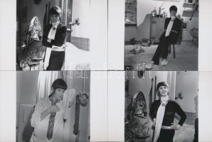 1970 Látogatás Psota Irén színésznő lakásában, Kotnyek Antal (1921-1990) fotóriporter hagyatékában ő...