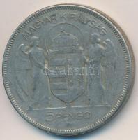 1930. 5P Ag "Horthy jobbra" T:3 
Adamo P8