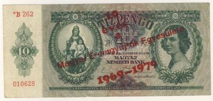 1936. 10P "*"-gal "Magyar Éremgyűjtők..." fny-sal  T:II