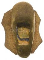 ~1939-1945. Ismeretlen utászjelvény, kilencszögletű zománcozott Cu jelvény (17,4x14mm) T:2
Hungary ...