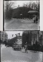 cca 1930 Budapesti városképek, életképek, 6 db korabeli negatív modern nagyítása, 13x18 cm