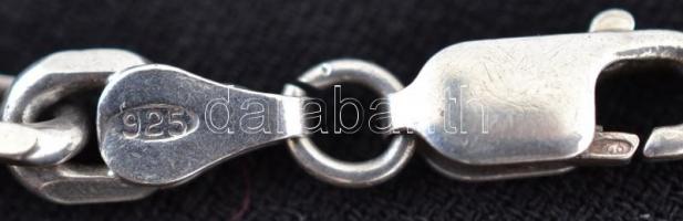Ezüst anker karlánc, Ag., nettó:11,9gr., jelzett, 19cm/ Silver bracelet, Ag, net. 11,9gr, marked, 19...