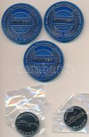 2010. "Citibank 0Ft-os bankszámlák" 0Ft fém zseton (2x) + DN 1000Ft "Europark érem&qu...