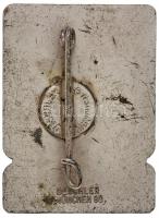 NSZK 1972. "XX. nyári olimpiai játékok München - Atléta" zománcozott fém jelvény "DES...