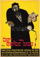 1938 Der ewige Jude, grosse politische Schau in der Nordwestbahnhalle in Wien / Political Exposition in Vienna, Judaica, Anti-Bolshevik propaganda, So.Stpl s: H. Stalüter (EK)