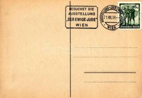 1938 Der ewige Jude, grosse politische Schau in der Nordwestbahnhalle in Wien / Political Exposition...