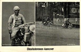 1939 Eilenriederennen Hannover, Tonni Bauhofer, der Champion der Eilenriede / German motorcycling championship 16. Internationales Eilenriede-Rennen So. Stpl