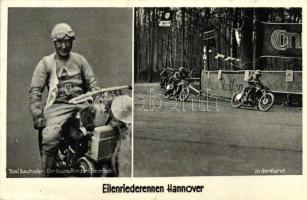 1939 Eilenriederennen Hannover, Tonni Bauhofer, der Champion der Eilenriede / German motorcycling championship '16. Internationales Eilenriede-Rennen' So. Stpl