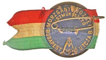 ~1920-1930. "ASE" aranyozott Br motoros vagy autós sportjelvény "MORZSÁNYI JÓZSEF DÍS...