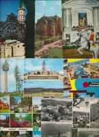 55 db MODERN külföldi városképes lap, vegyes minőség; főleg osztrák, német / 55 modern European town-view postcards, mixed quality; mostly Austrian and German