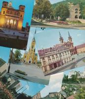 37 db MODERN magyar városképes lap, vegyes minőség; templomok / 37 modern Hungarian town-view postcards, mixed quality; churches
