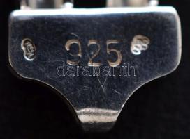 Ezüst pántos karlánc, Ag., nettó:30gr., jelzett, 21cm/ Silver bracelet, Ag, net. 30gr, marked, 21 cm