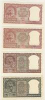 India/Reserve Bank 1962-67. sorból 2R-10R, 11klf bankjegy T:I