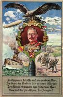 Kaiser Wilhelm II, Weltkriegs-Propaganda / military, patrioitic propaganda