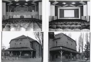 1973 Budapest, LIGET mozi kívül-belül, 6 db korabeli negatívról készült modern nagyítás 10x15 cm-es fotópapírra