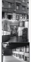 1973 Budapest, DIADAL mozi kívül-belül, 3 db korabeli negatívról készült modern nagyítás 10x15 cm-es fotópapírra