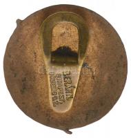 ~1920-1930. "Budapesti Sporthorgászok Egyesülete 1909" zománcozott fém gomblyuk jelvény &q...