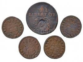 1705. X Poltura Cu "II. Rákóczi Ferenc" hamis ellenjegyekkel (7,95g) (with fake counter ma...