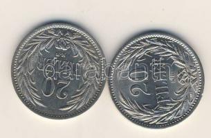 1914. 20f (2x) T:1-/2+