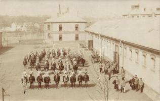 Dragonyosok sorakozója, K.u.K. Dragoner Regiment / Austro-Hungarian cavalry, photo