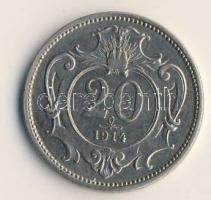 Ausztria 1914. 20H T:2-/3+