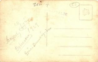 1929 K.u.K. Dunai Flotilla őrnaszádjai 'Győr' 'Szeged' Debrecen' a győri Du...