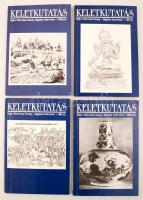 1987-89 Keletkutatás, Körösi Csoma Társaság lapjának 4 száma, 24x16cm