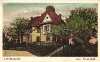 Piliscsaba, Klotildliget; Szent Margit üdülő és Csizmadia-villa - 2 db régi képeslap / 2 old postcards