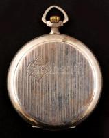 Helvetia ezüst (Ag.) másodpercmutatós zsebóra, működik, jelzett, bruttó:51 g, ezüst (Ag.) monogramos...