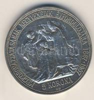 1907. 5K Ag "Koronázási jubileum" T:2