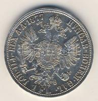 Ausztria 1877. 1Fl Ag T:2-