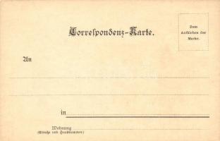 1899 Excelsior-Pneumatic, Hannoversche Gummi-Kamm Comp., cyclists, Serie D No. 3. litho