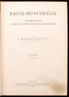 Dr. Magyary-Kossa Gyula: Magyar orvosi emlékek. Értekezések a magyar orvostörténelem köréből I-IV. k...