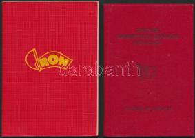 1958-83 Csehszlovák forradalmi szakszervezeti tagsági igazolvány, 21cm + Magyar Kommunista Ifjúsági Szövetség igazolvány, pp.:35, 10x7cm