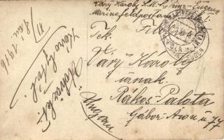 1916 Lengőteke mérkőzés az SMS Prinz Eugen fedélzetén / K.u.K. Kriegsmarine, skittles match on the b...