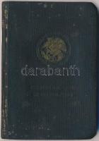 1951 Mexikói személyigazolvány, az első oldal hiányzik, 14x9cm