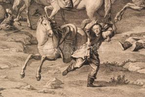 1769 Qianlong kínai császár győzelmeit megörökítő metszet-sorozat egy darabja. A nyugati régiók megh...