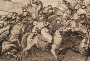 1769 Qianlong kínai császár győzelmeit megörökítő metszet-sorozat egy darabja. A nyugati régiók megh...