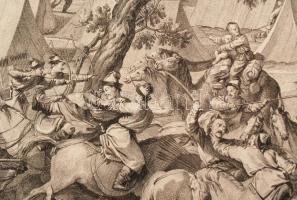 1769 Qianlong kínai császár győzelmeit megörökítő metszet-sorozat egy darabja. A nyugati régiók megh...