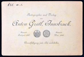 cca 1890 Dél-Tirol, Sesto / Sexten Bad Moos fürdő és fogadó eredeti fotó. Anton Grafl, Innsbruck. / ...