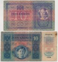 1904. 10K + 1915. 10K mindkettő  "KOMÁROM MEGYE KOCS KÖZSÉG GESZTESI-JÁRÁS" felülbélyegzés...