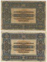 Korona tétel 1904-1923. összesen 18db, sok jobbal T:vegyes I,II,III,IV