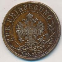 Ausztria 1880. "Rudolf koronaherceg / Emlékül 1880.01.30." Br emlékérem (27mm) T:3
Austri...