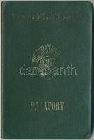 1995 Román, szocialista útlevél sok pecséttel, pp.:28, 14x9cm