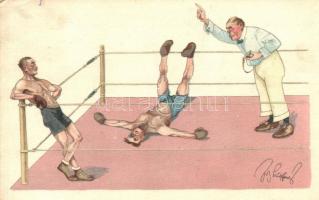 Boxing match, B.K.W.I. 278-6. s: Schönpflug (EK)