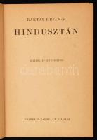 Baktay Ervin: Hindusztán. Magyar Földrajzi Társaság Könyvtára: Bp., é.n., Franklin. Kiadói egészvász...
