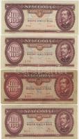 50Ft 1965 T:II, 1969 (2x) T:II+,II, 1975 (2x) T:II+, 1980,1986,1989 T:II+ + 100Ft 1949 (2x) T:II/III...